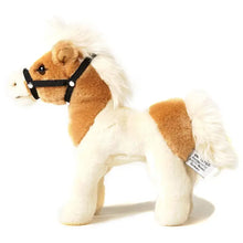 Charger l'image dans la galerie, Peluche cheval debout beige - 23cm