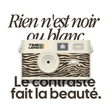 Charger l'image dans la galerie, Appareil photo Timelens - Cream zebra