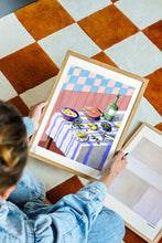 Charger l'image dans la galerie, Affiche Eva Halfers - Pink Tapas