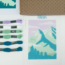 Charger l'image dans la galerie, Kit broderie DIY - Montagne