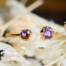 Charger l'image dans la galerie, Bague Daenerys - Améthystes