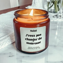 Charger l'image dans la galerie, Bougie parfumée - J'veux pas changer de maîtresse