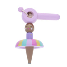 Charger l'image dans la galerie, Toupie danseuse ballerine en bois