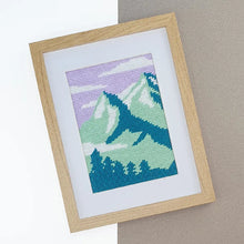 Charger l'image dans la galerie, Kit broderie DIY - Montagne