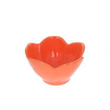 Charger l'image dans la galerie, Bol en mélamine fleur orange