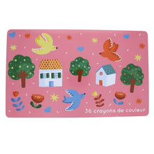 Charger l'image dans la galerie, Boîte métal 36 crayons de couleurs - Folk d'été