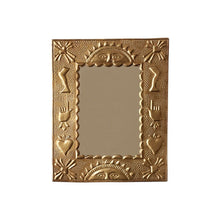 Charger l'image dans la galerie, Miroir rectangulaire en laiton