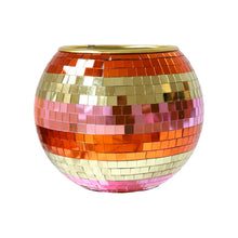 Charger l'image dans la galerie, Cache-pot à facettes rose doré orange