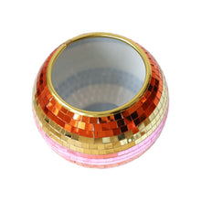 Charger l'image dans la galerie, Cache-pot à facettes rose doré orange