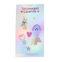 Charger l'image dans la galerie, Tatouages temporaires - Licorne