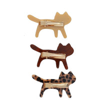 Charger l'image dans la galerie, Lot de 3 barrettes chats