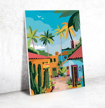 Charger l'image dans la galerie, Peinture au numéro 30x40 : Le village mexicain