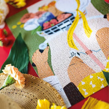 Charger l'image dans la galerie, Puzzle : A bicyclette