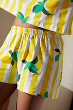 Charger l'image dans la galerie, Pyjama - Citrons rayures jaunes