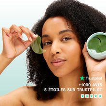 Charger l'image dans la galerie, Patchs anti-cernes yeux hydrogel à l'aloe vera et collagène