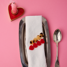 Charger l'image dans la galerie, Lot de 2 barrettes léopard et cœur rouge