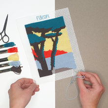 Charger l'image dans la galerie, Kit broderie DIY - Sous les pins
