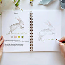 Charger l'image dans la galerie, Cahier de coloriage à l'aquarelle - Les animaux