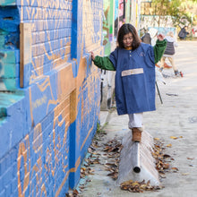 Charger l'image dans la galerie, Poncho long Ash blue- Enfant