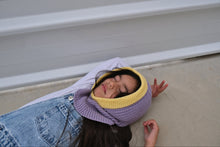 Charger l'image dans la galerie, Cagoule lilas et jaune crème