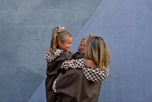 Charger l'image dans la galerie, Poncho long Damier kaki - Enfant