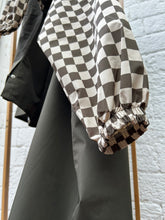 Charger l'image dans la galerie, Poncho long ou court Damier kaki - Adulte