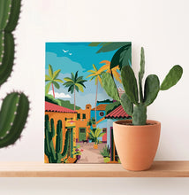 Charger l'image dans la galerie, Peinture au numéro 30x40 : Le village mexicain