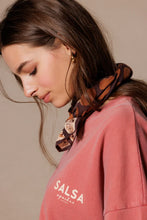 Charger l'image dans la galerie, Small foulard Manika - Pesos ecorce