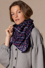 Charger l'image dans la galerie, Big foulard Latika - Cahier indigo