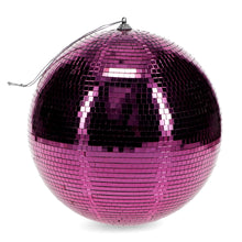 Charger l'image dans la galerie, Boule à facettes rose à suspendre - 20cm