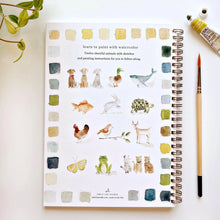 Charger l'image dans la galerie, Cahier de coloriage à l'aquarelle - Les animaux