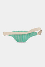 Charger l'image dans la galerie, Sac banane Olivia - Rayures vertes