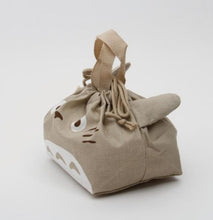 Charger l'image dans la galerie, Sac à lunch en coton avec poignées Totoro