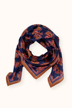 Charger l'image dans la galerie, Grand foulard Dupatta - Violeta Navy