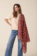 Charger l'image dans la galerie, Big foulard Latika - Bengale dahlia