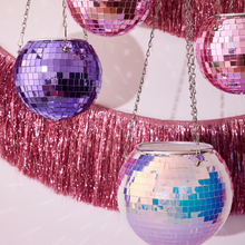 Charger l'image dans la galerie, Cache-pot à suspendre boule à facettes iridescentes