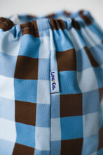 Charger l'image dans la galerie, Cache-oreilles pour chien - motif carreaux bleus (2 tailles)