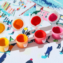 Charger l'image dans la galerie, Petit pinceau - Skiing among montains