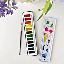 Charger l'image dans la galerie, Ensemble de peintures aquarelles 12 couleurs