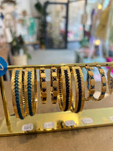 Charger l'image dans la galerie, Grandes créoles Rosario turquoise ou noir