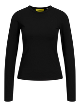 Charger l'image dans la galerie, Tee-shirt Céline à manches longues - Noir