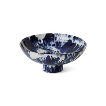 Charger l'image dans la galerie, Ceramic bowl on base, indigo