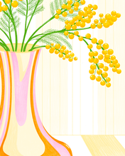 Charger l'image dans la galerie, Affiche A4 ou A3 - Mimosa