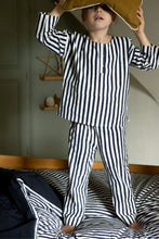Charger l'image dans la galerie, Pyjama deux pièces Luno - Rayures météorite