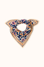 Charger l'image dans la galerie, Small foulard Manika - Coeur bleu royal