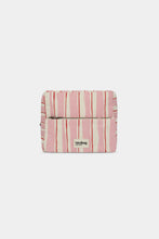 Charger l'image dans la galerie, Trousse de toilette Alix XL - Rayures rouges et roses