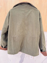 Charger l'image dans la galerie, Veste réversible en velours et toile
