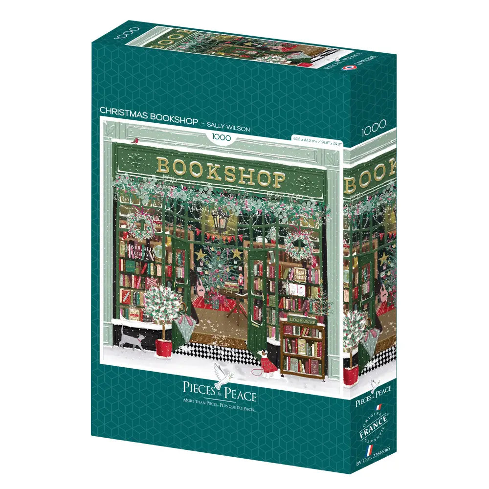 Puzzle 1000p - Christmas bookshop