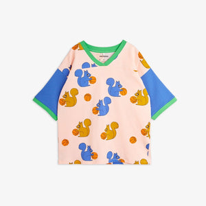 Squirrels Oversized T-Shirt Pink