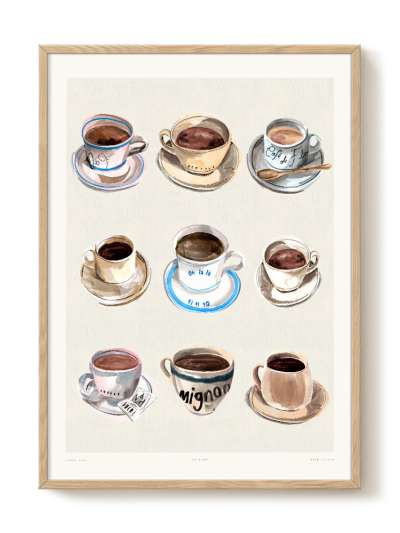 Affiche Laura - Café